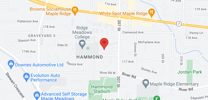 map of 17 20653 THORNE AVENUE